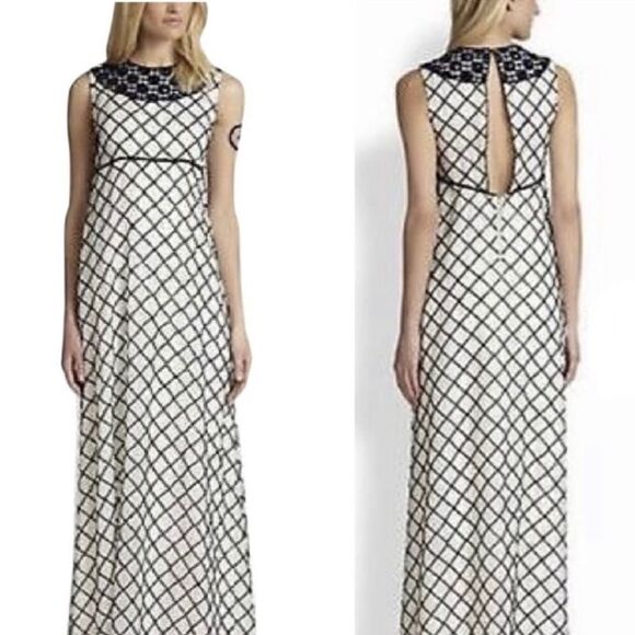 NWT $3,996 Tory Burch Ivory Madeline Maxi-Gown - Picture 1 of 9